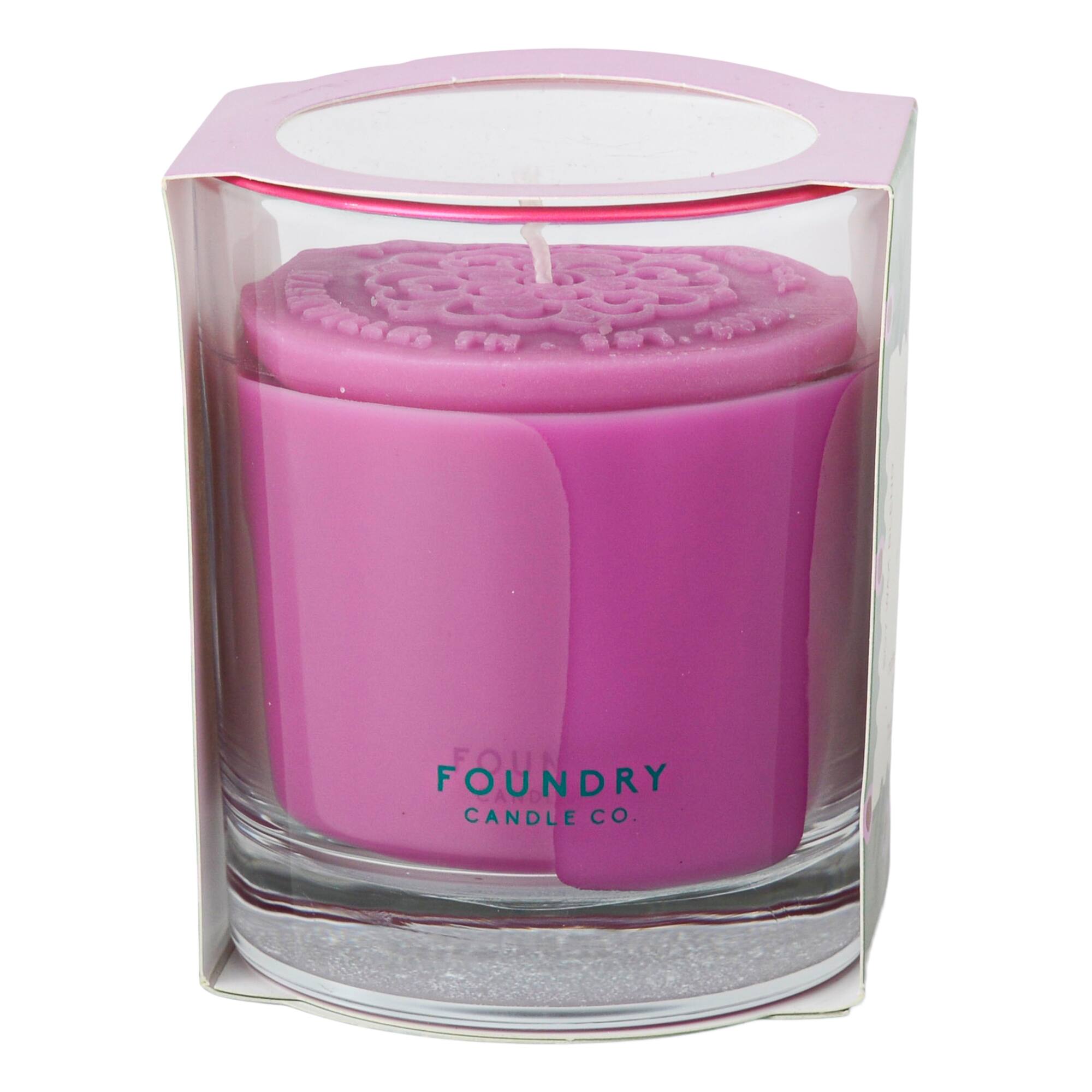 Foundry Candle Co. 7oz. Lavender Tea Stamped Scented Candle